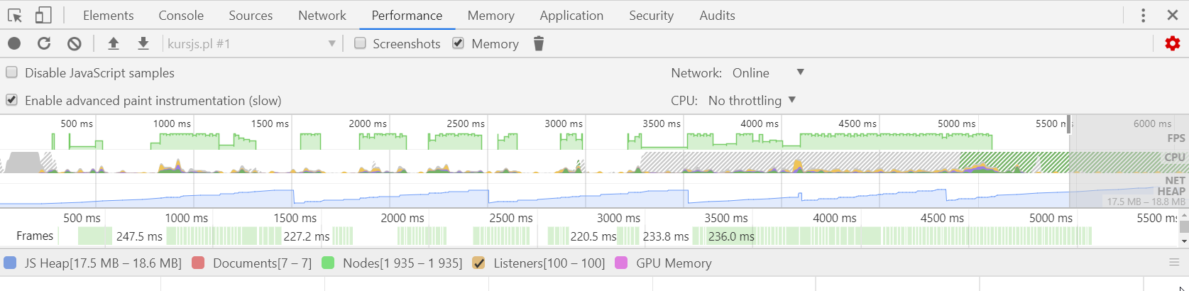 debugger perfomance